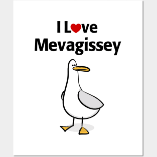 I Love Mevagissey Posters and Art